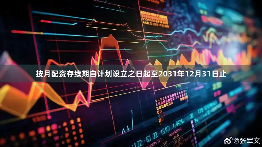 按月配资存续期自计划设立之日起至2031年12月31日止